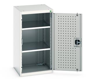 Bott Industial Tool Cupboards with Shelves Bott Perfo Door Cupboard 525Wx525Dx1000mmH - 2 Shelves